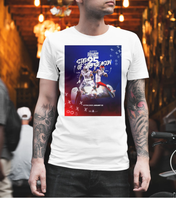 EA Sports College Football 25 Stars Of The Season Arizona Jonah Savaiinaea Tetairoa McMillan Voting Ends January 23 T-Shirt