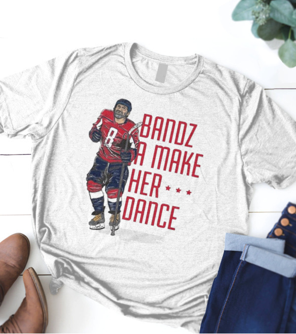 Bandz A Make Her Dance Ice Hockey 8 Stars T-Shirt