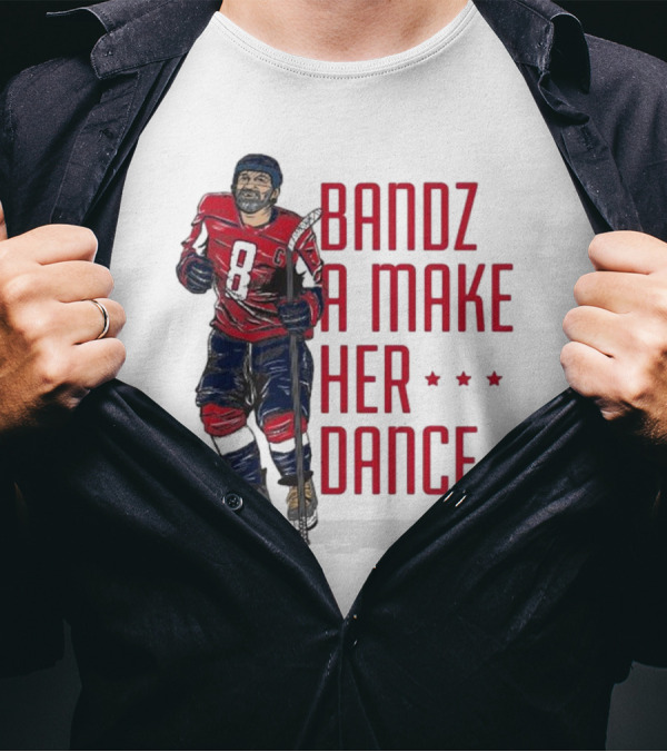 Bandz A Make Her Dance Ice Hockey 8 Stars T-Shirt