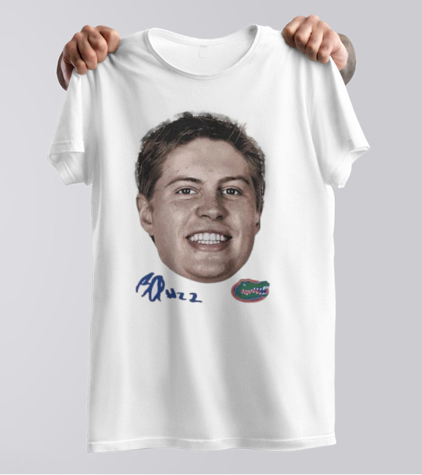 Bennett Andersen 2022 Florida Gator Big Head T-Shirt