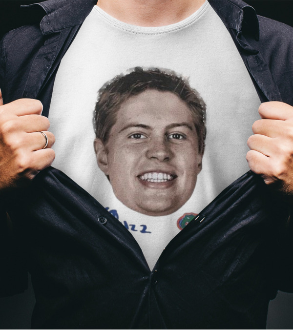 Bennett Andersen 2022 Florida Gator Big Head T-Shirt