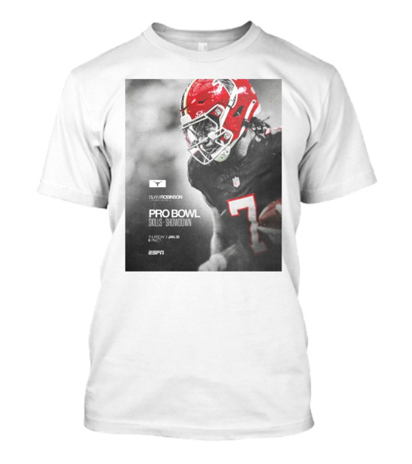 Bijan Robinson Atlanta Falcons Pro Bowl Skills Showdown Jan 30 2025 ESPN T-Shirt
