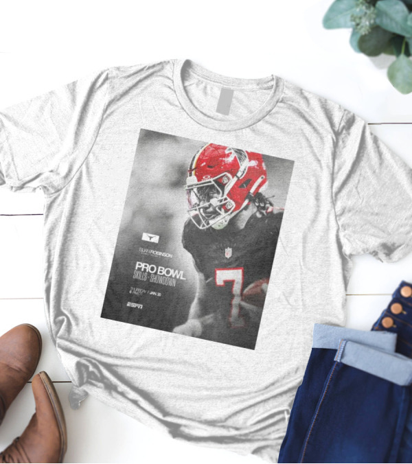 Bijan Robinson Atlanta Falcons Pro Bowl Skills Showdown Jan 30 2025 ESPN T-Shirt