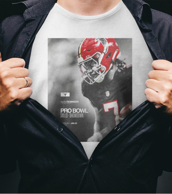 Bijan Robinson Atlanta Falcons Pro Bowl Skills Showdown Jan 30 2025 ESPN T-Shirt
