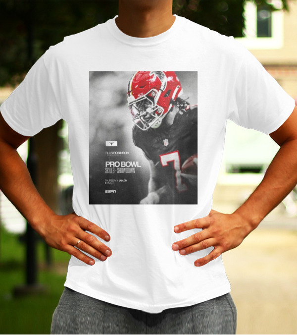 Bijan Robinson Atlanta Falcons Pro Bowl Skills Showdown Jan 30 2025 ESPN T-Shirt