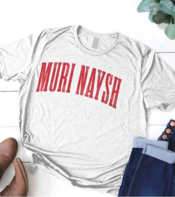 Billmuri Muri Naysh Red Text T-Shirt