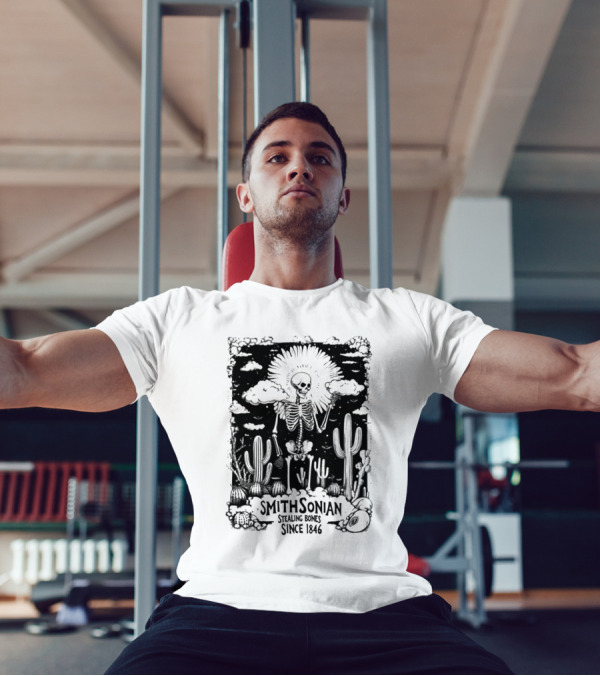 Blurrycreatures Smithsonian Stealing Bones Since 1846 American Myth Blurry Creatures T-Shirt