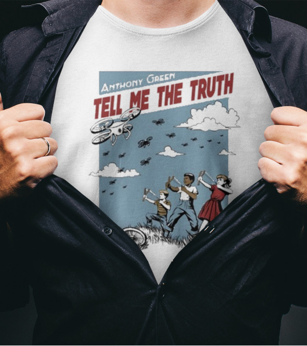 Anthony Green Tell Me The Truth Kids Running From Insects T-Shirt