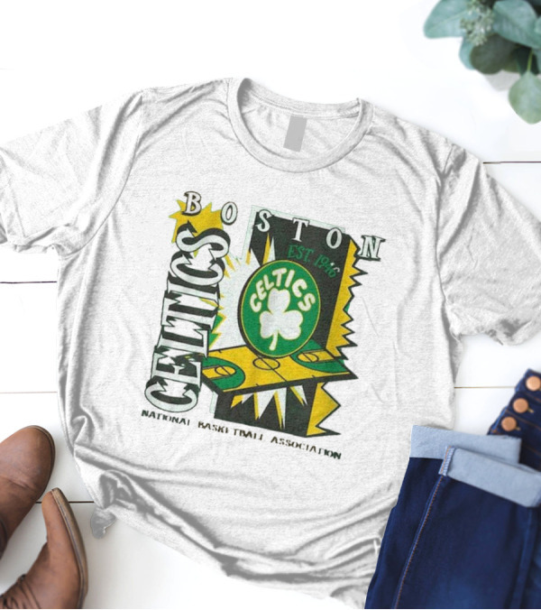 Boston Celtics EST 1946 Mitchell & Ness Youth Retro ’90s National Basketball Association T-Shirt