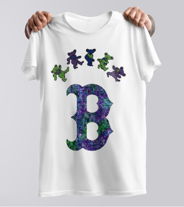 Boston Red Sox Grateful Dead Bears 2025 Event Night T-Shirt