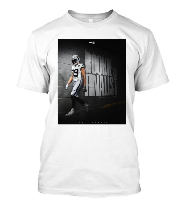 Brock Bowers Las Vegas Raiders Rookie Of The Year Finalist T-Shirt