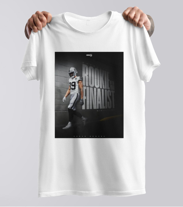 Brock Bowers Las Vegas Raiders Rookie Of The Year Finalist T-Shirt