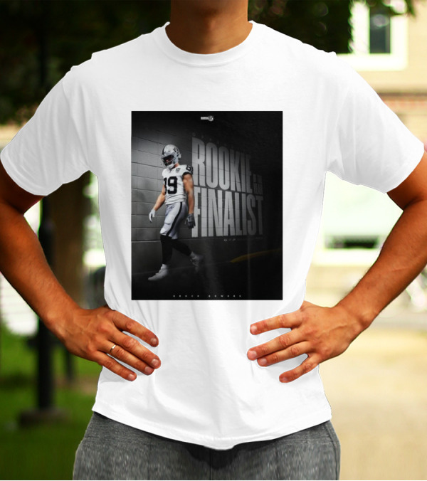Brock Bowers Las Vegas Raiders Rookie Of The Year Finalist T-Shirt