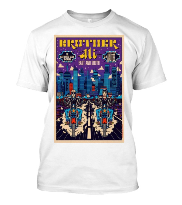 Brother Ali The Satisfied Soul Tour East And South With DJ Abilities T-Shirt