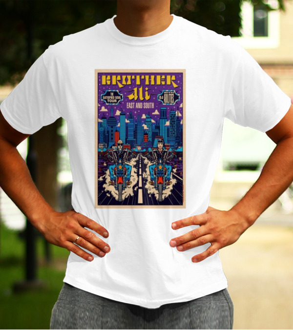 Brother Ali The Satisfied Soul Tour East And South With DJ Abilities T-Shirt