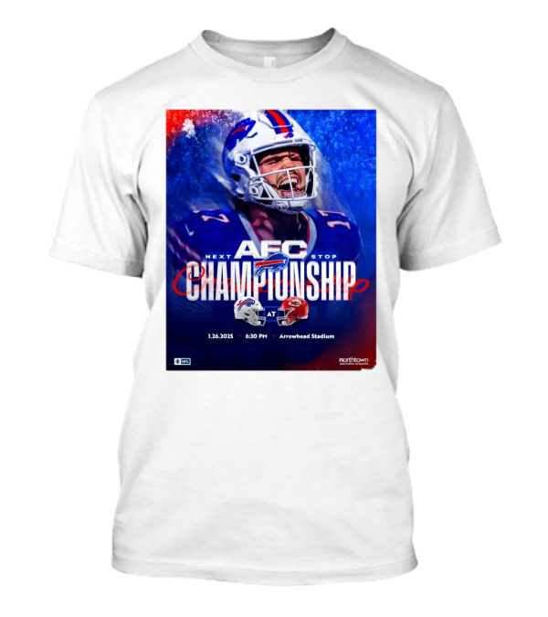 Buffalo Bills Vs Kansas City Chiefs AFC Championship 1.26.2025 Arrowhead Stadium T-Shirt