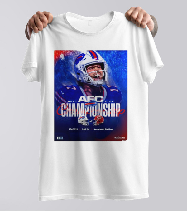 Buffalo Bills Vs Kansas City Chiefs AFC Championship 1.26.2025 Arrowhead Stadium T-Shirt