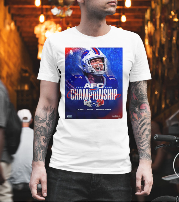 Buffalo Bills Vs Kansas City Chiefs AFC Championship 1.26.2025 Arrowhead Stadium T-Shirt