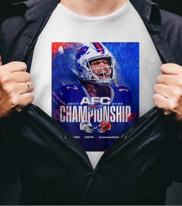 Buffalo Bills Vs Kansas City Chiefs AFC Championship 1.26.2025 Arrowhead Stadium T-Shirt