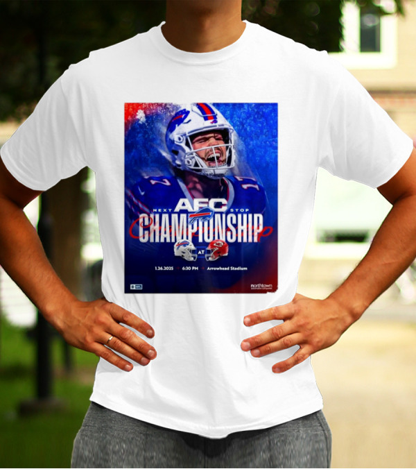 Buffalo Bills Vs Kansas City Chiefs AFC Championship 1.26.2025 Arrowhead Stadium T-Shirt