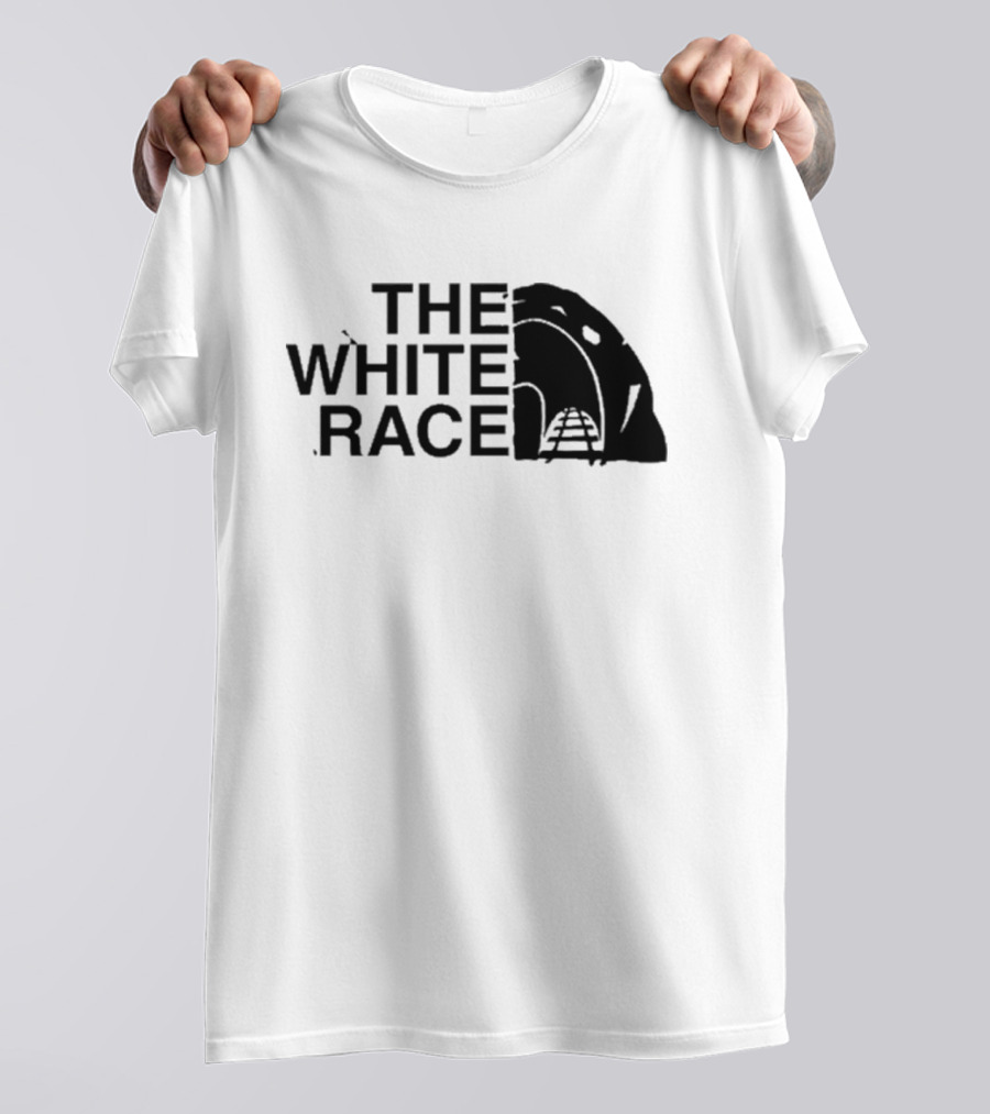 Fella Wearing The White Race T-Shirt