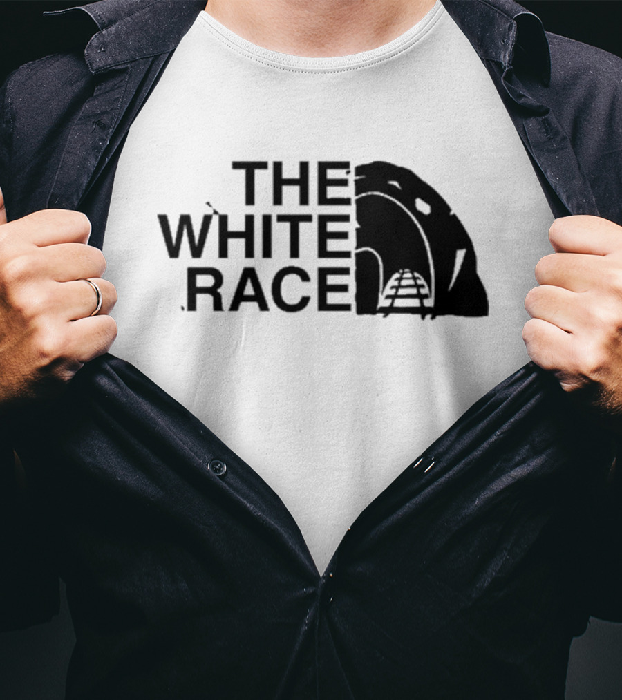 Fella Wearing The White Race T-Shirt
