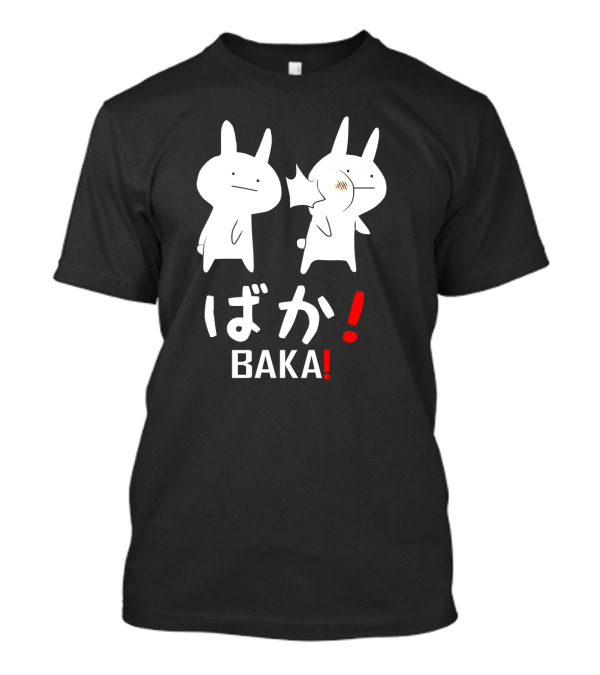 Baka ばか Cartoon Characters Slap Comedy Joke T-Shirt