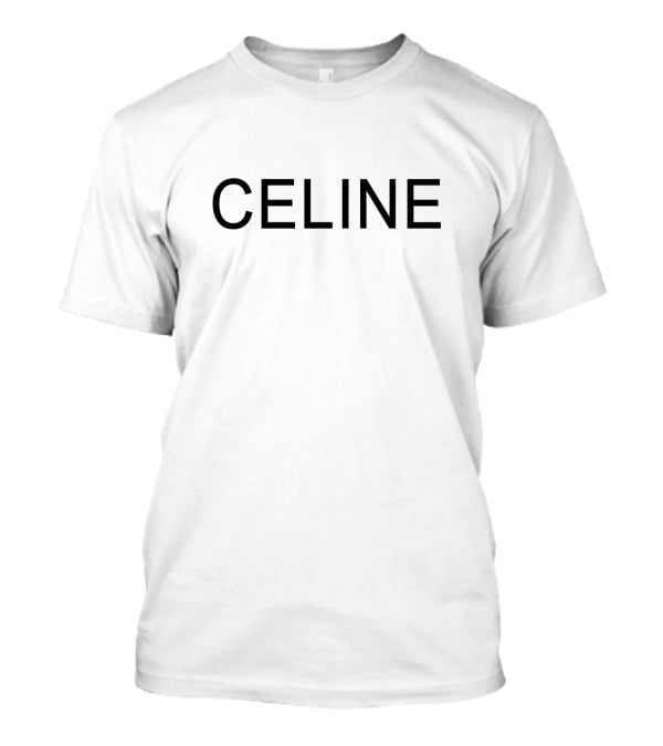 CELINE Taehyung Fashion Brand Logo Trend T-Shirt