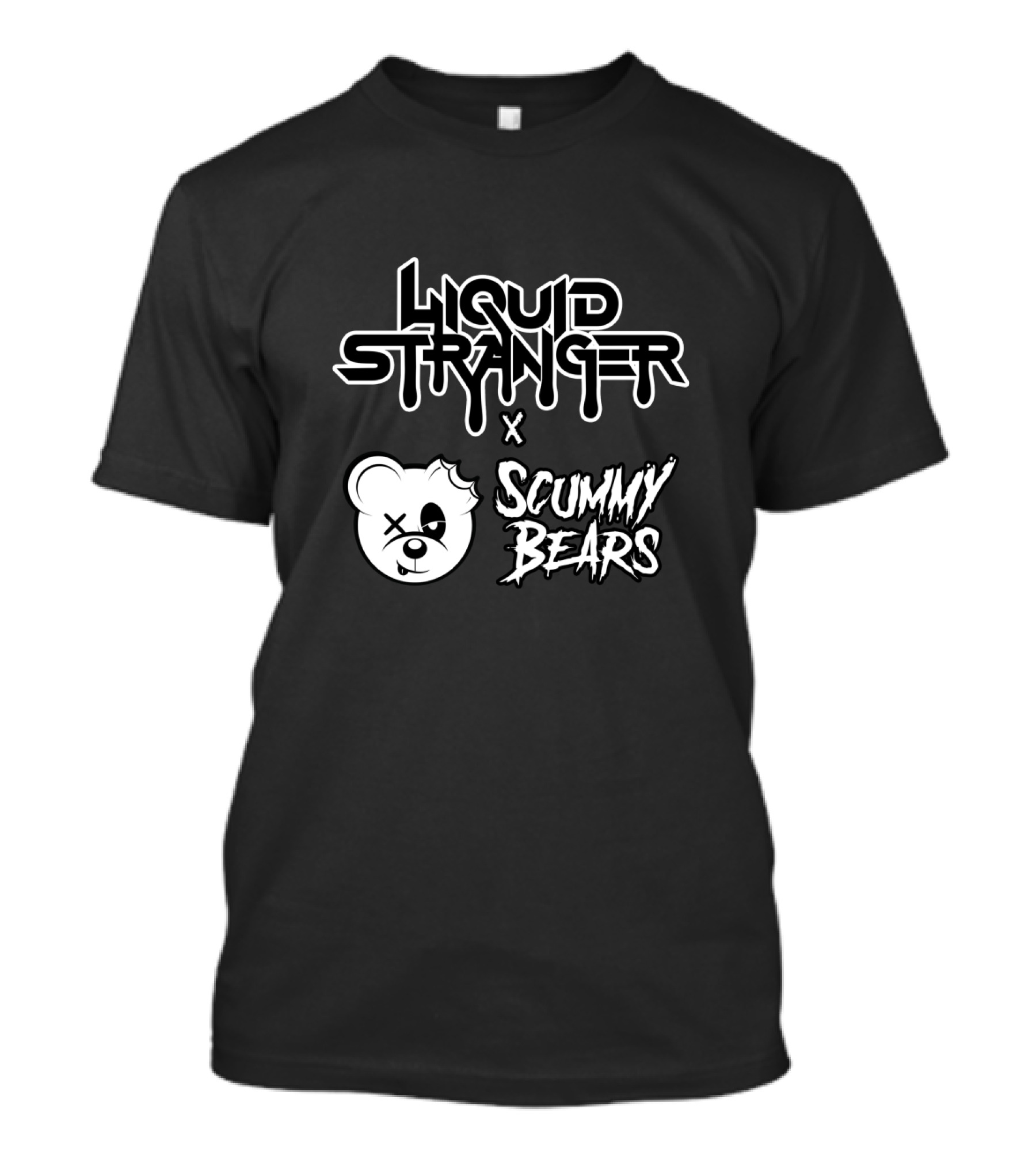 Liquid Stranger X Scummy Bears Collaboration T-Shirt