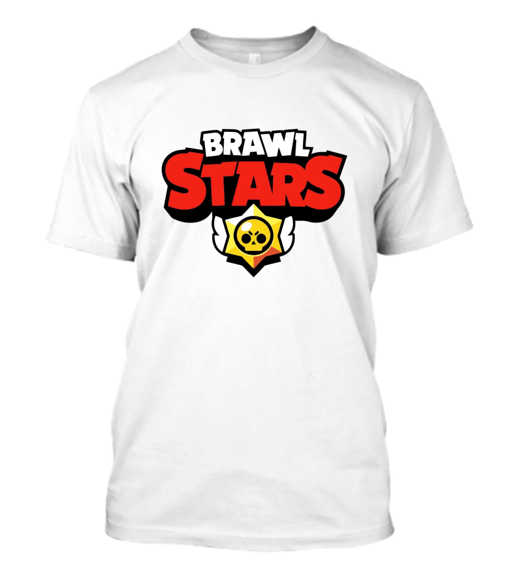 Brawl Stars Logo With Skull Winged Star T-Shirt