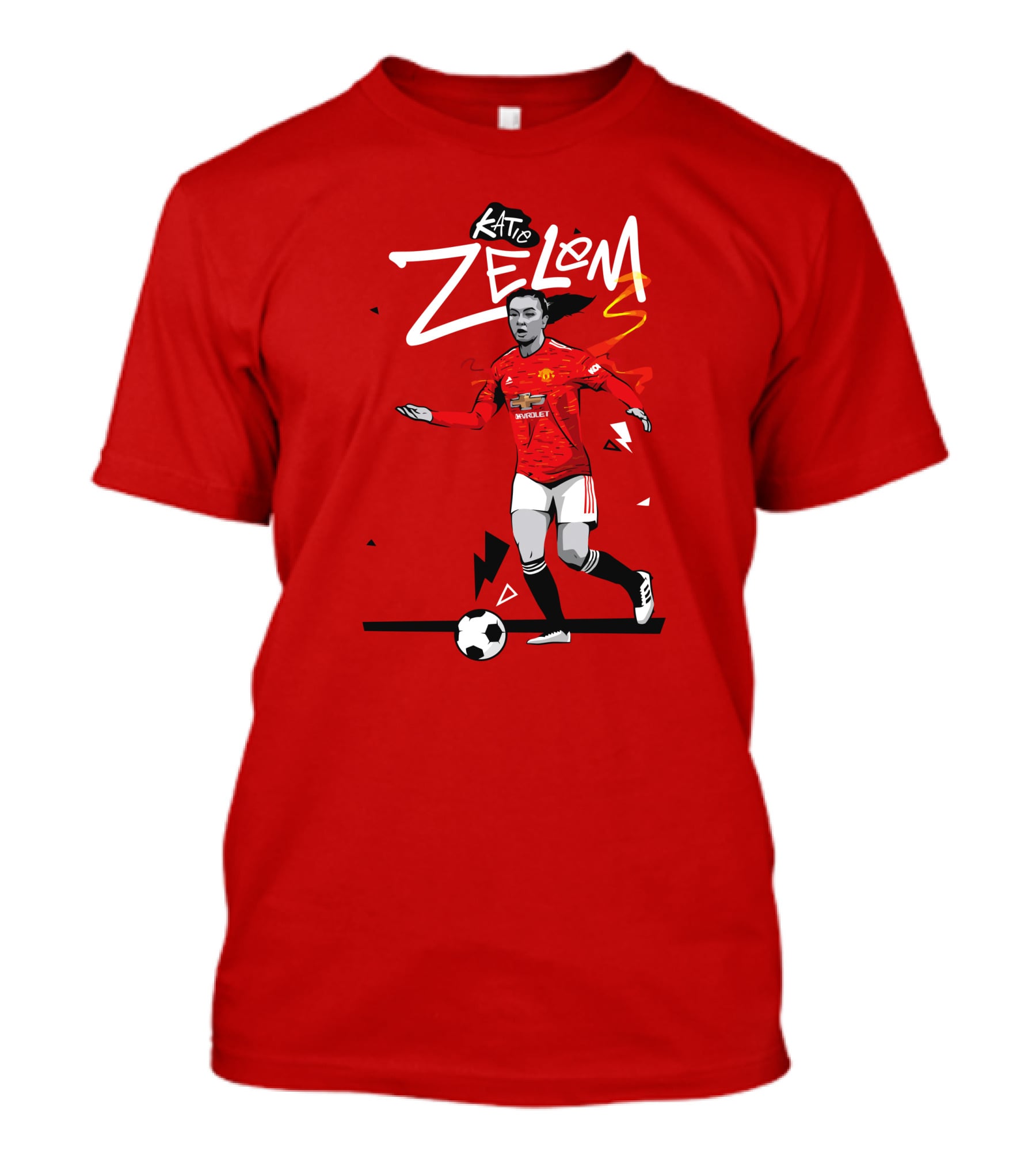Katie Zelem Manchester United Football Player T-Shirt