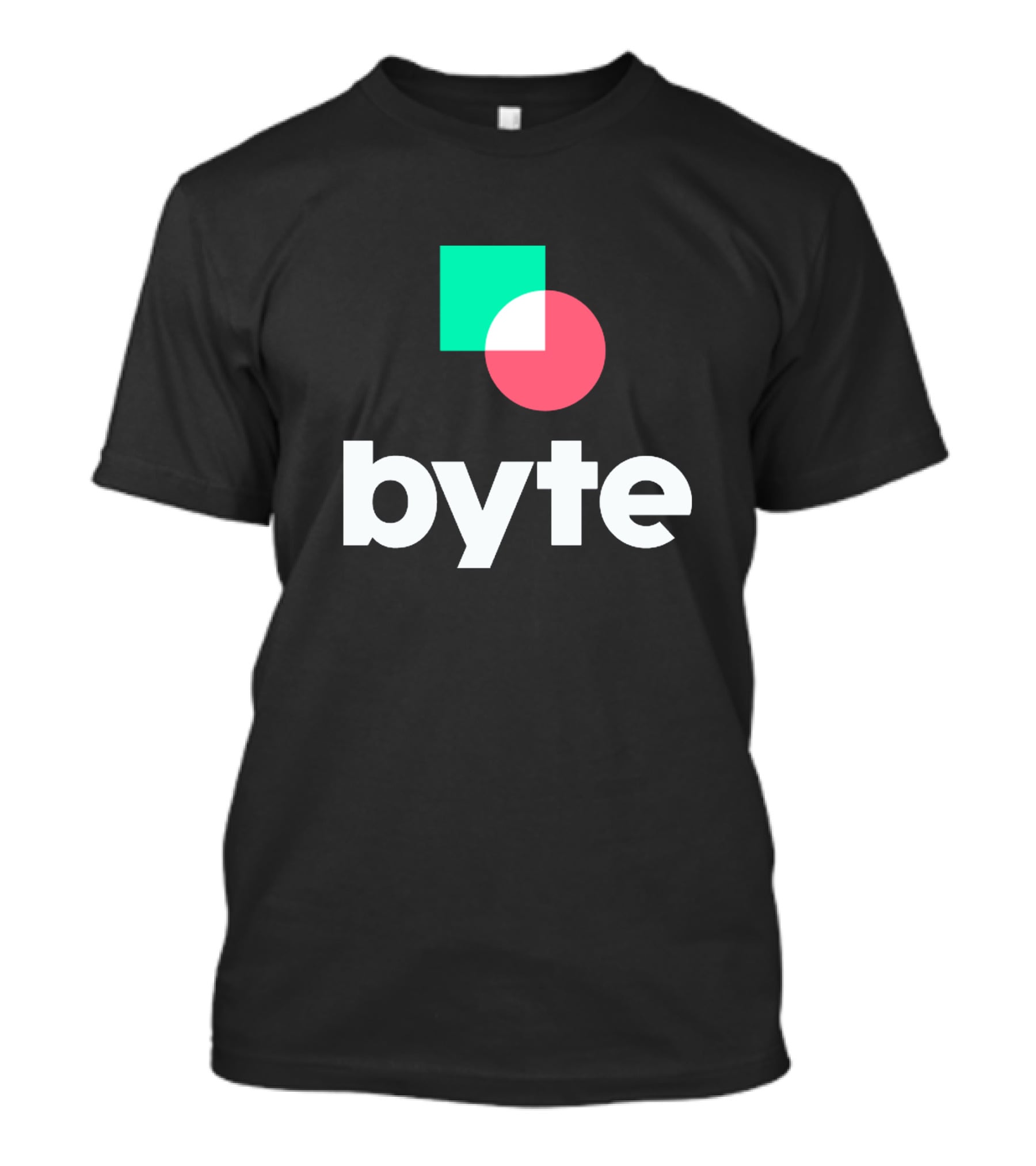 Byte Logo Geometric Shapes T-Shirt