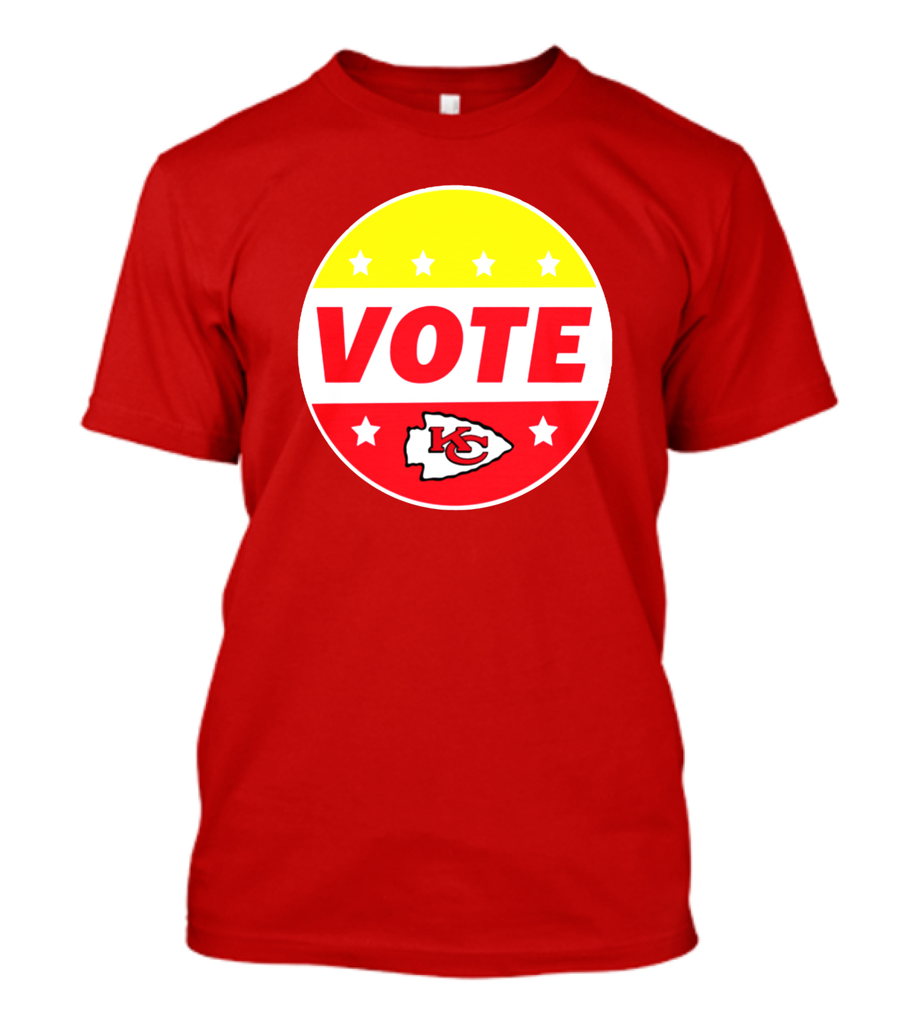Vote Chiefs KC Red Stars Circle T-Shirt