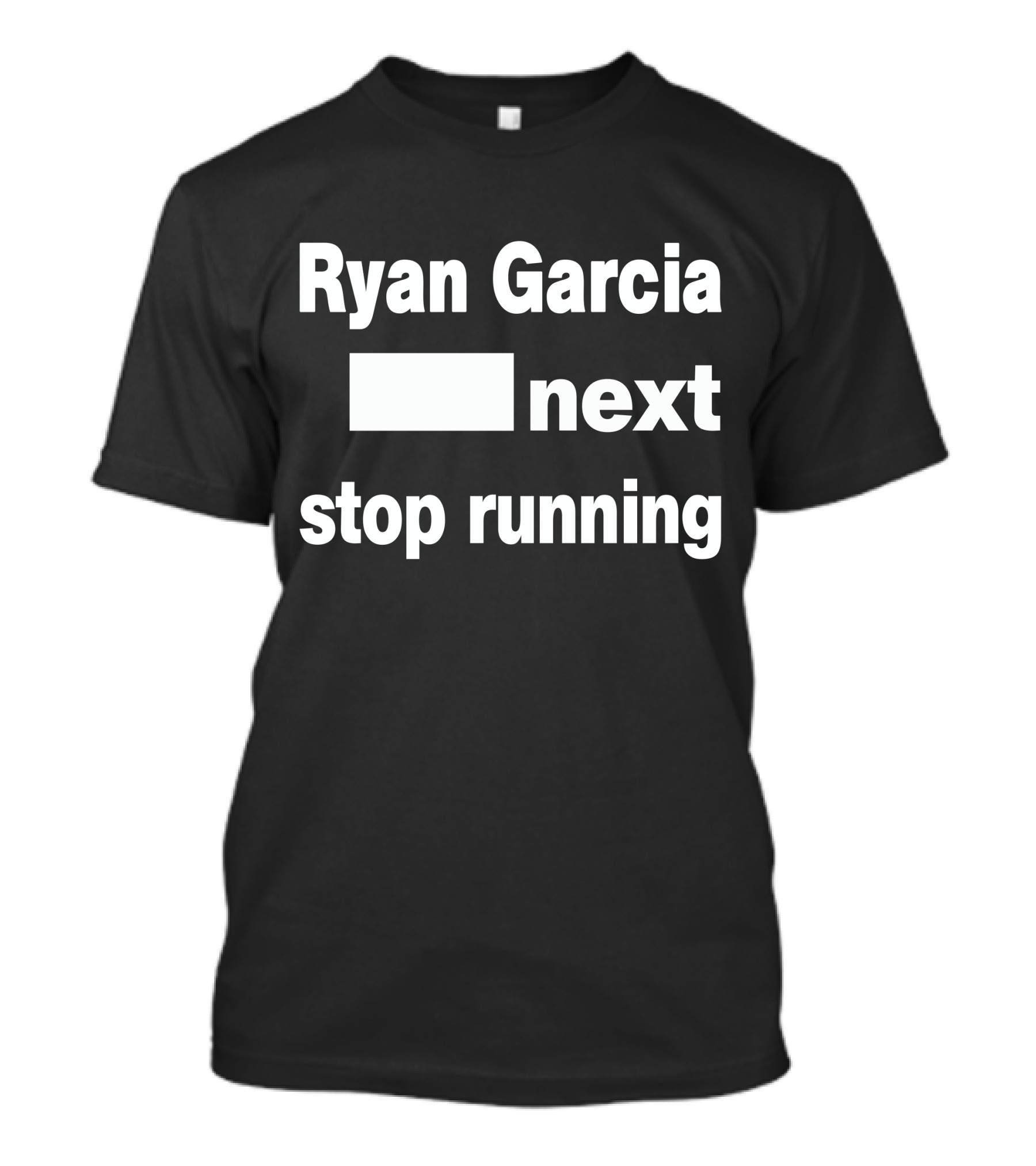 Ryan Garcia Blank Space Next Stop Running T-Shirt
