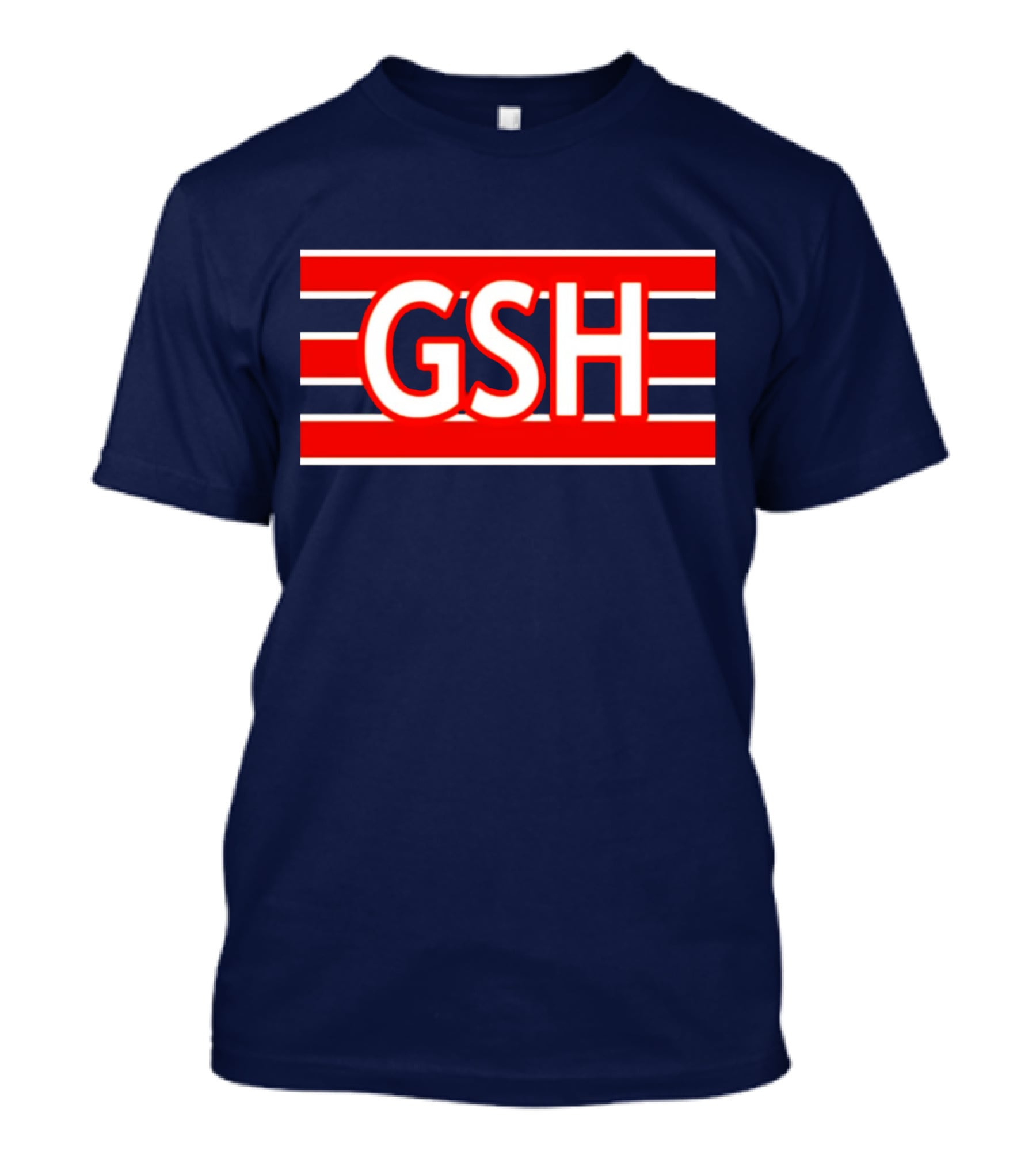 GSH Chicago Bears Stripe Emblem T-Shirt
