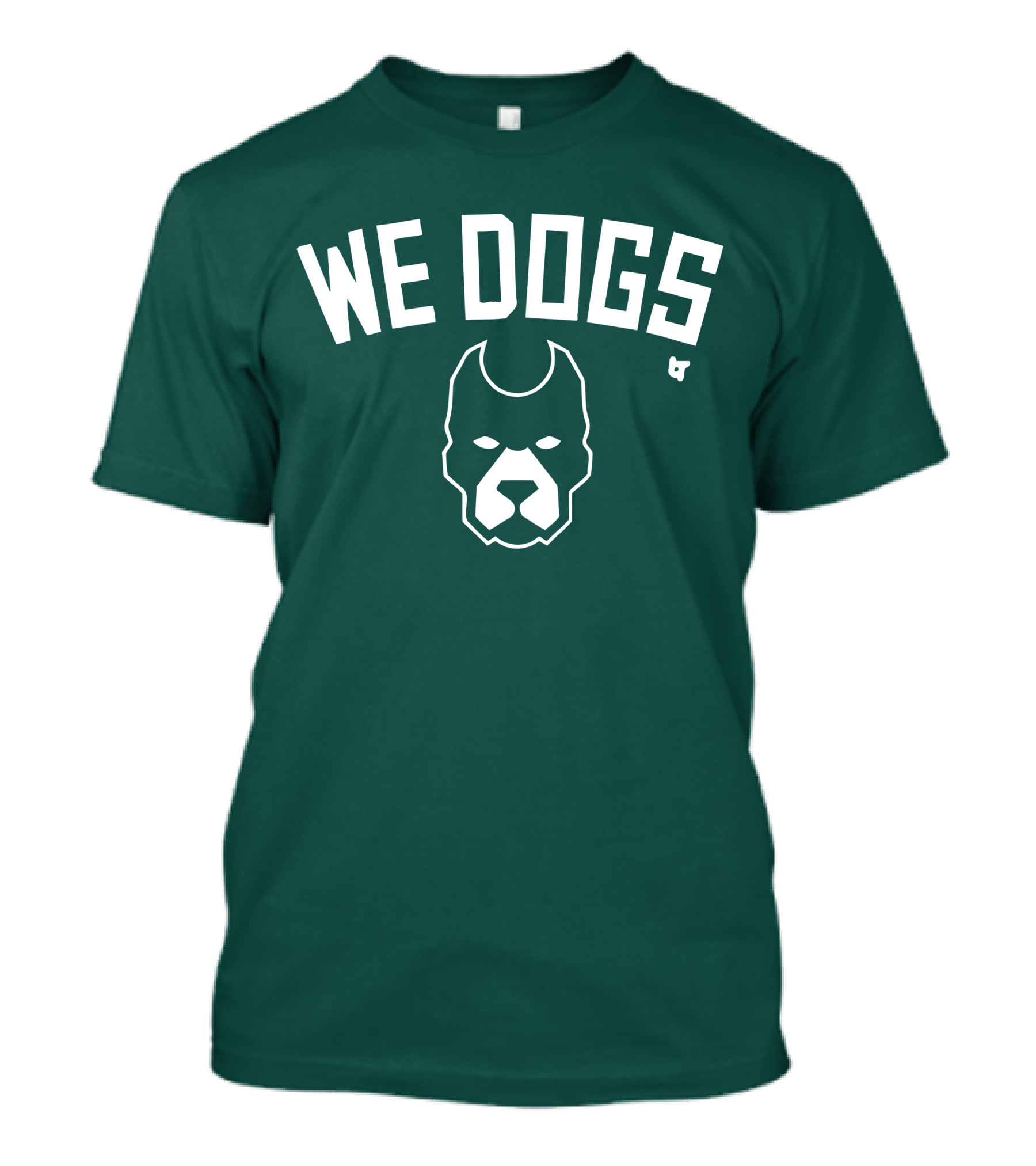 We Dogs Bull Dog Face T-Shirt