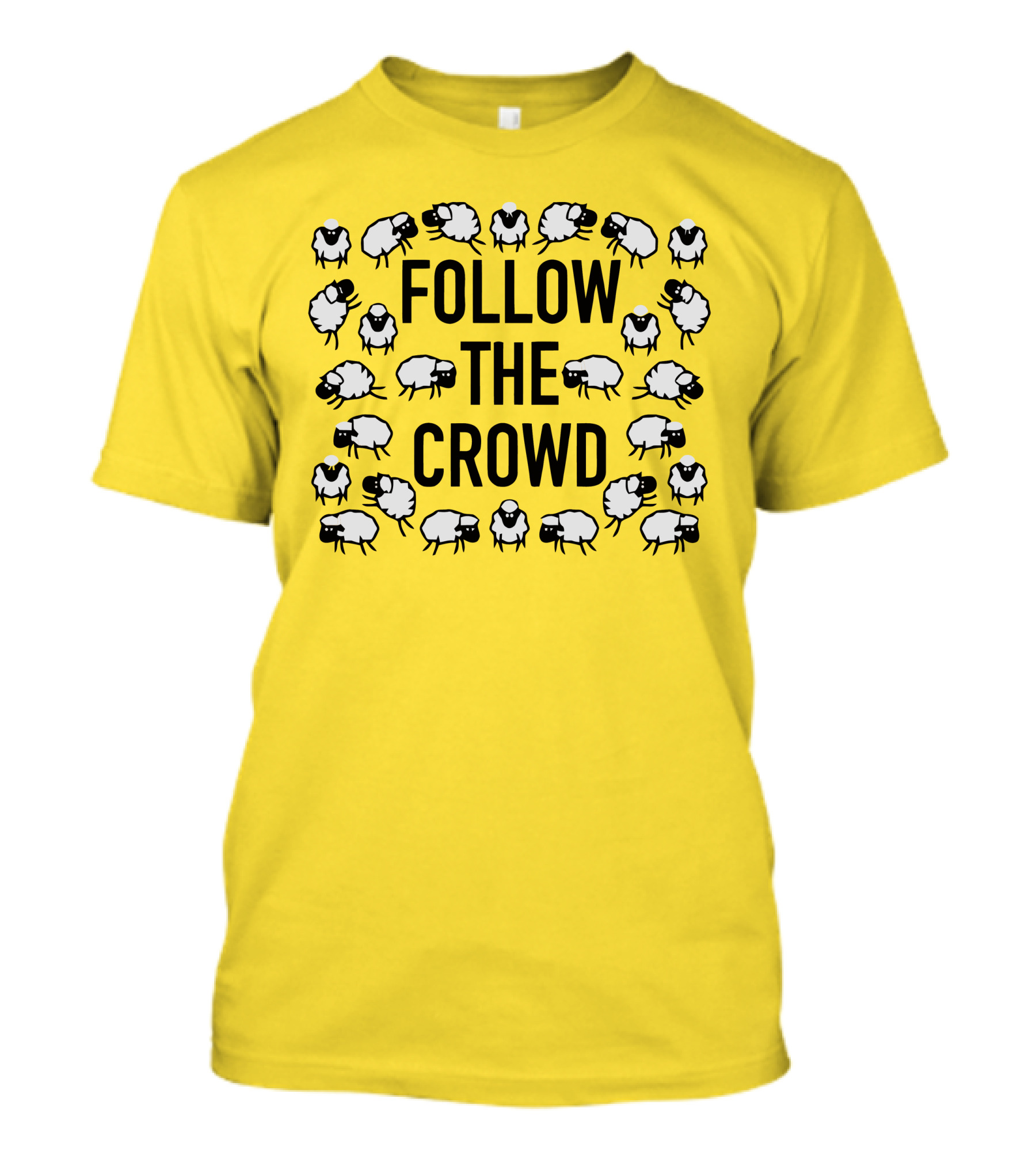 Follow The Crowd Vlog Creations Sheep T-Shirt