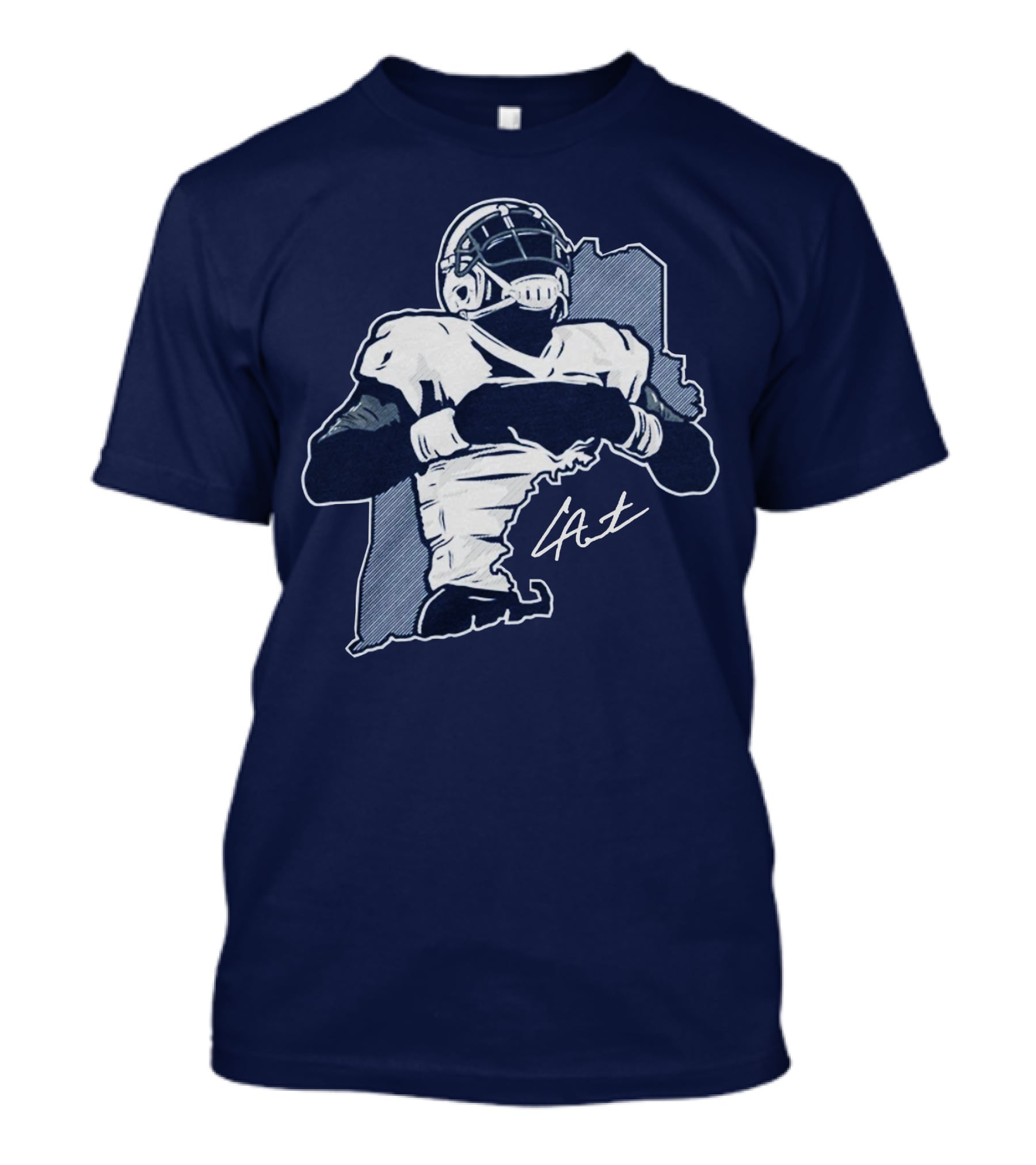 Cam Newton Celebration Football Player Signature Pose T-Shirt