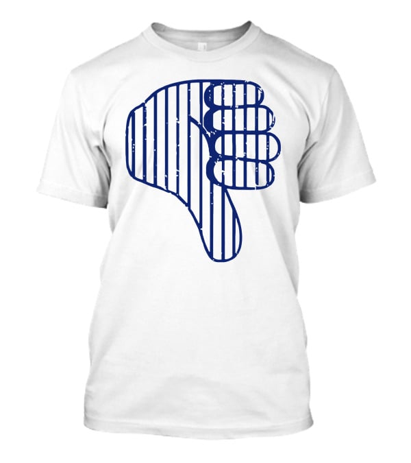 Thumbs Down New York Baseball Todd Frazier Striped T-Shirt