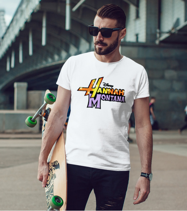 Disney Hannah Montana Logo Miley Cyrus T-Shirt
