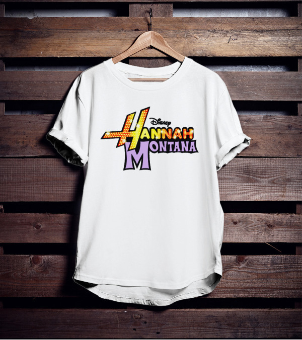 Disney Hannah Montana Logo Miley Cyrus T-Shirt
