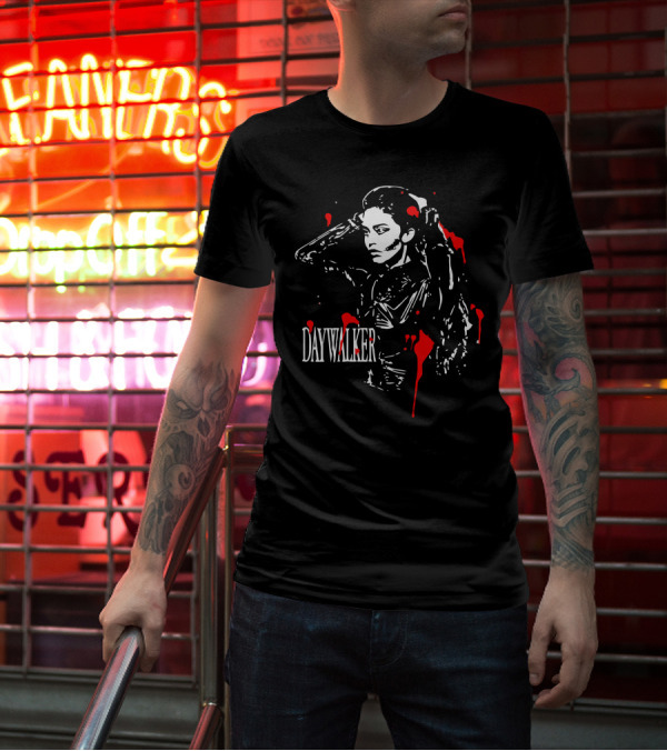 Valkyrae Daywalker Monochrome Red Drip T-Shirt