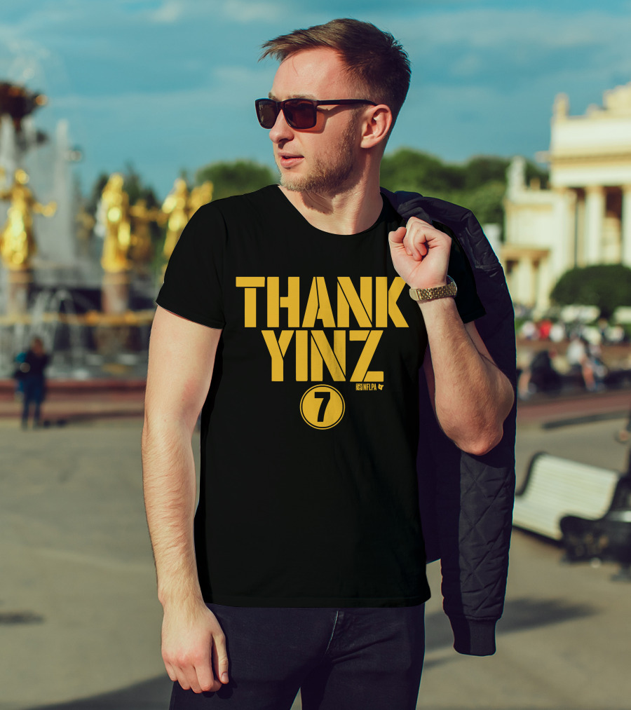 Thank Yinz 7 NFLPA Ben Roethlisberger Shop T-Shirt