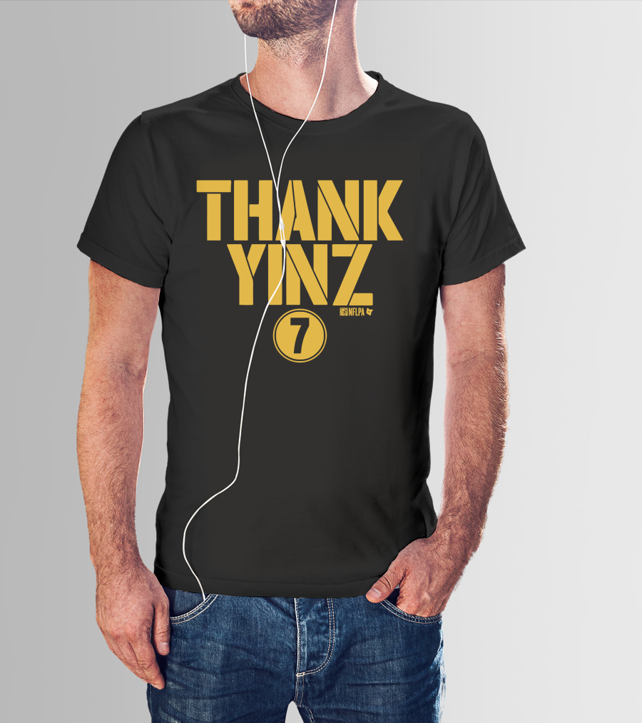Thank Yinz 7 NFLPA Ben Roethlisberger Shop T-Shirt