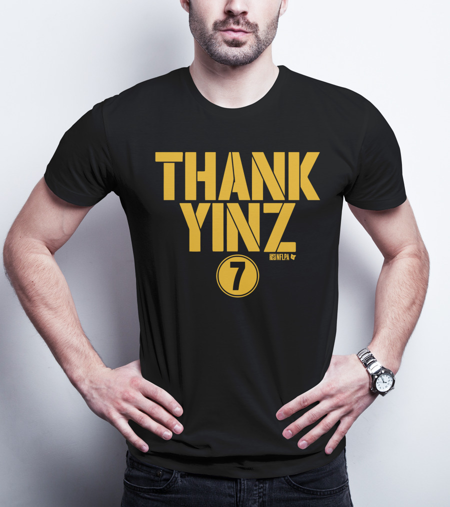 Thank Yinz 7 NFLPA Ben Roethlisberger Shop T-Shirt