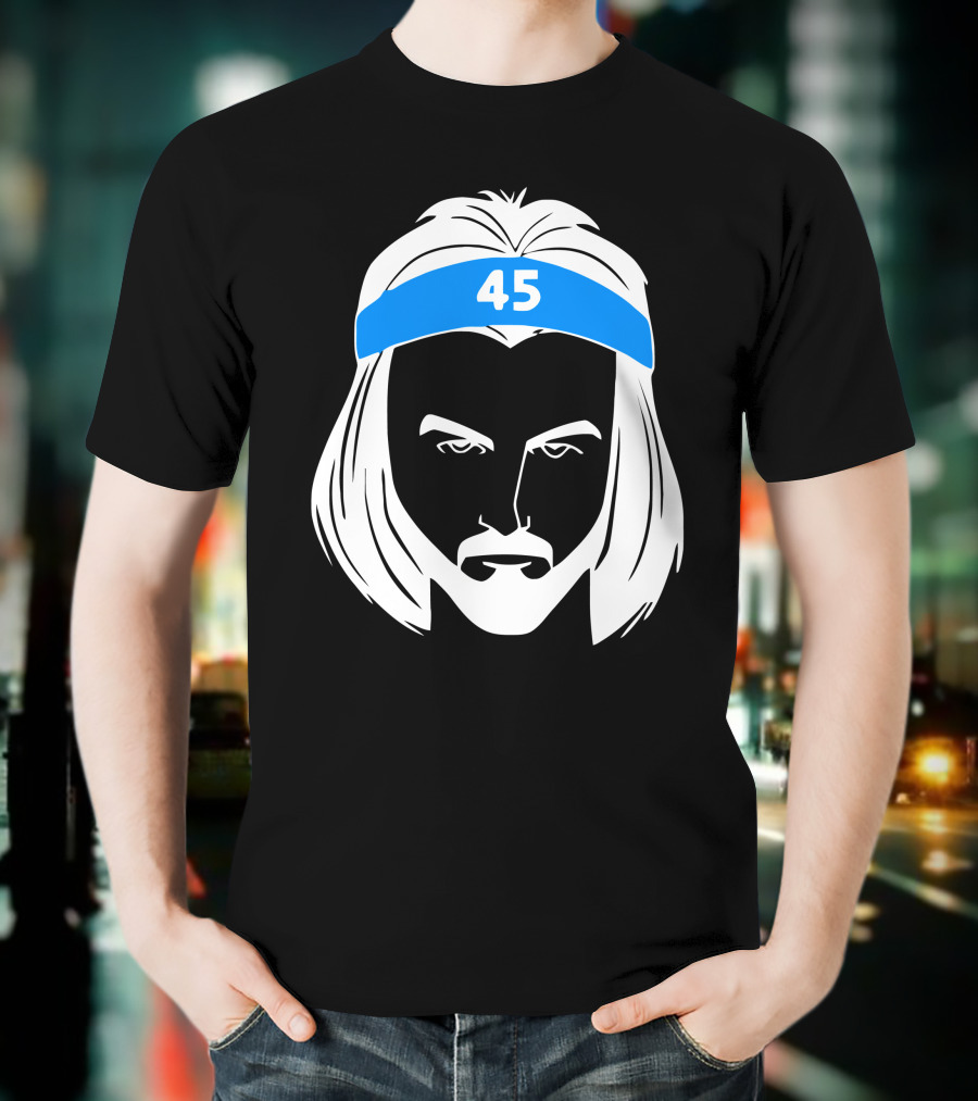 Brady Manek Tar Heel 45 Headband T-Shirt