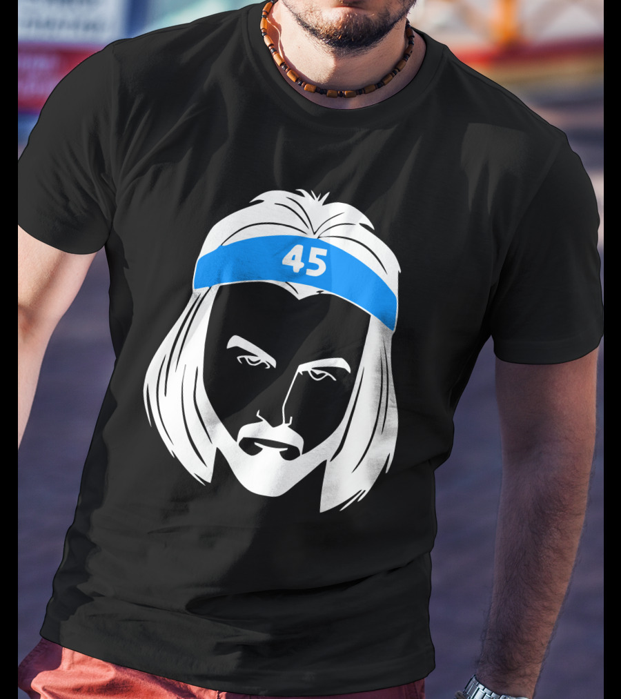 Brady Manek Tar Heel 45 Headband T-Shirt