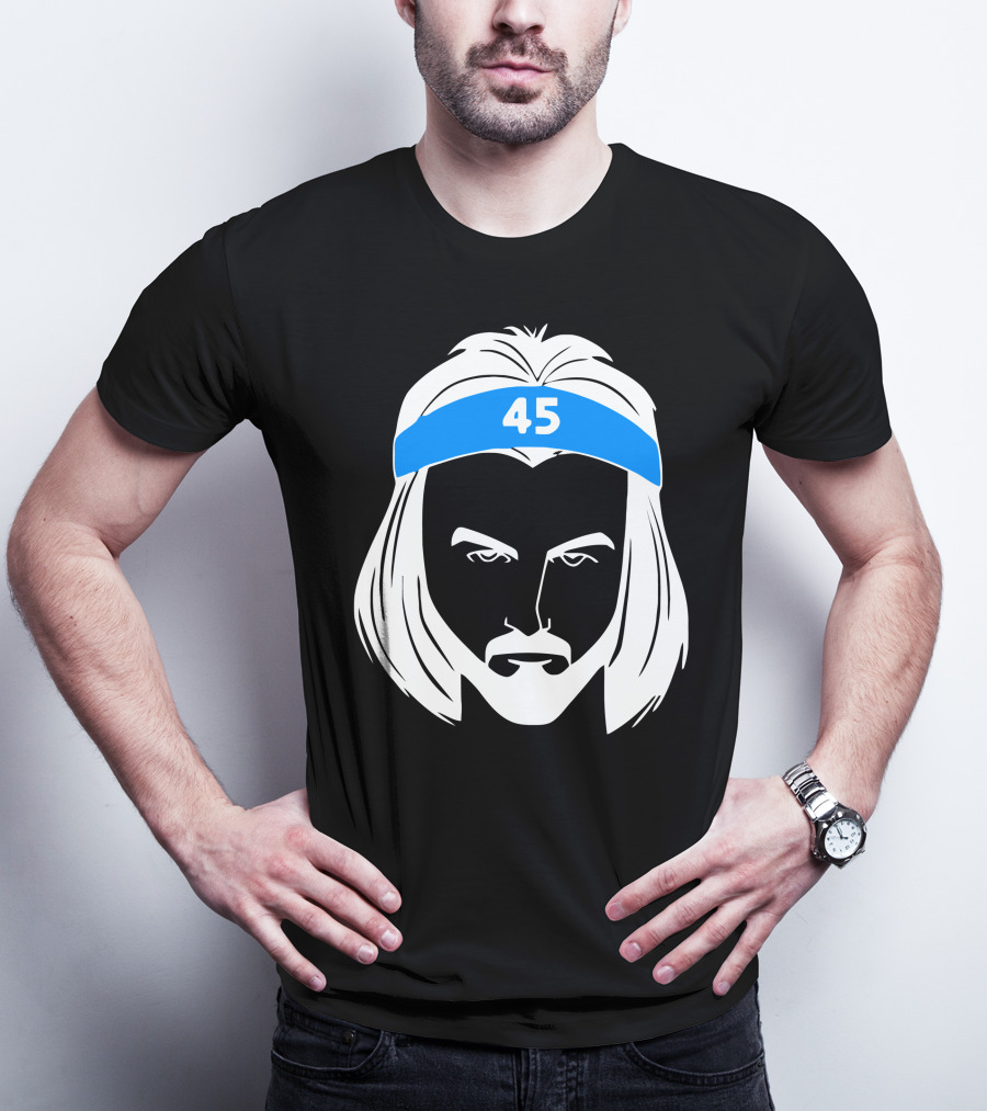 Brady Manek Tar Heel 45 Headband T-Shirt