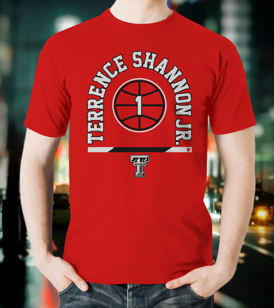 Terrence Shannon Jr. Texas Tech Basketball Number 1 T-Shirt