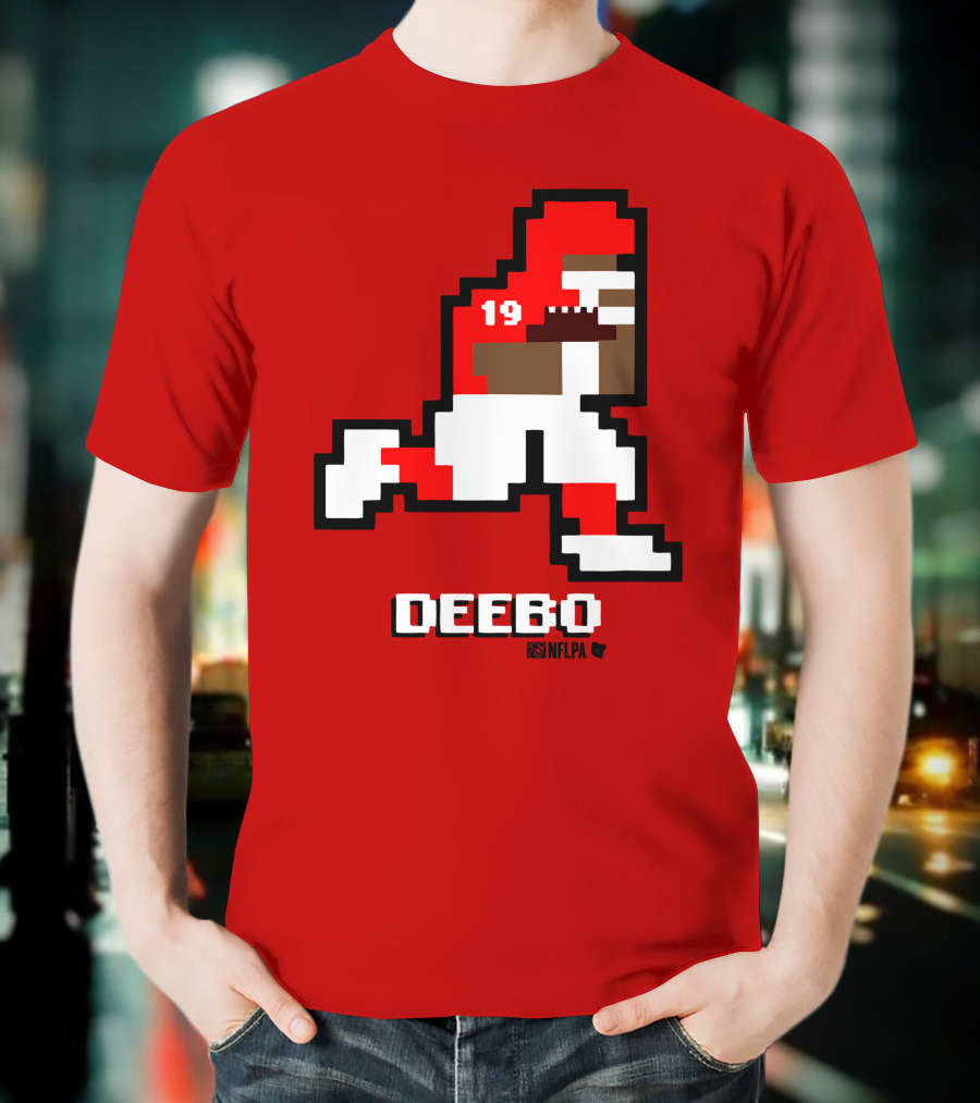 Deebo Samuel 8-Bit Retro NFLPA Number 19 Football T-Shirt